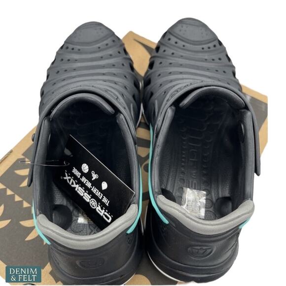 Crosskix 2.0 Panther Black Teal Hybrid Water Shoes UNISEX Boat Beach NEW/NIB!! - Picture 9 of 11